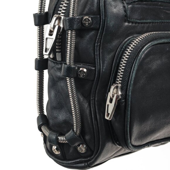 Alexander Wang Mini Brenda Black Leather Crossbody Bag - Picture 6 of 10